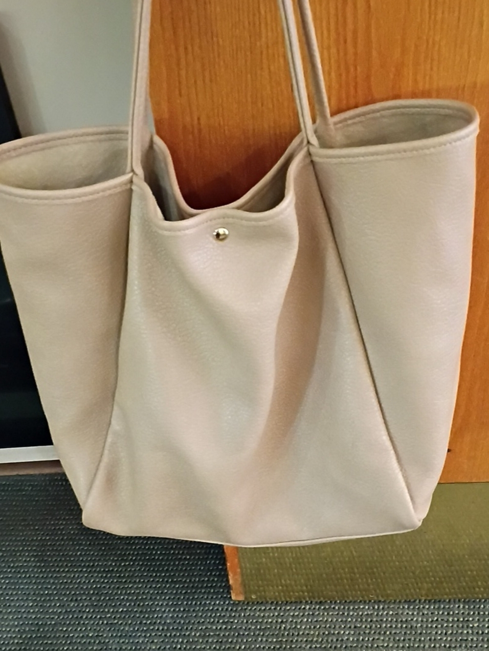 Hoxis Large Vegan Leather Tote Bag